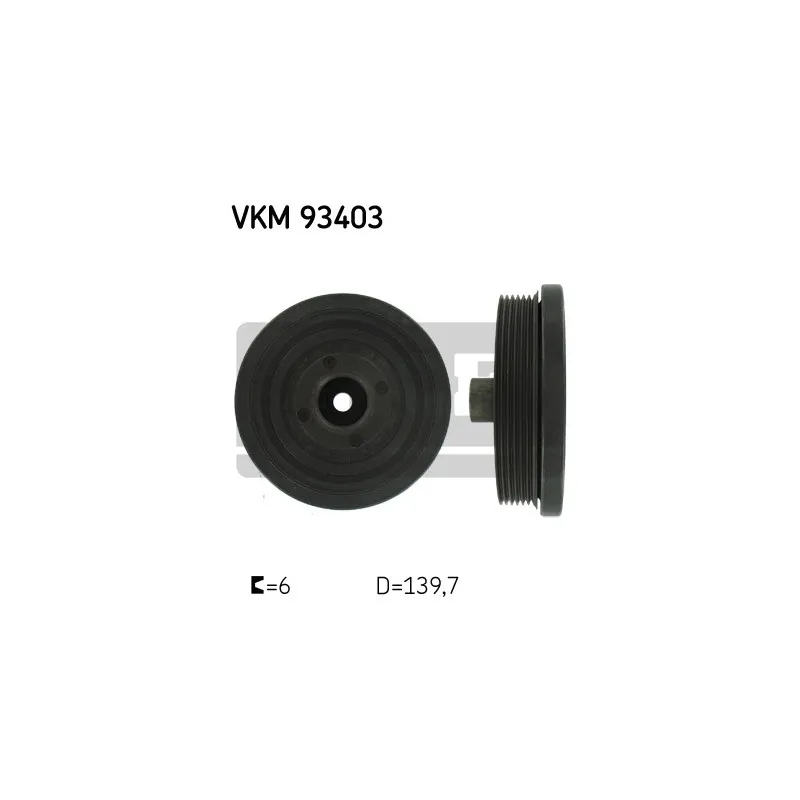 Poulie, vilebrequin SKF VKM 93403
