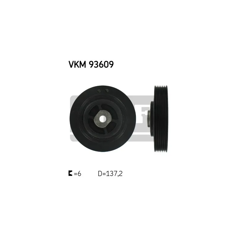 Poulie, vilebrequin SKF VKM 93609