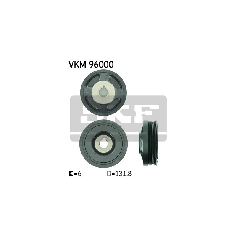 Poulie, vilebrequin SKF VKM 96000