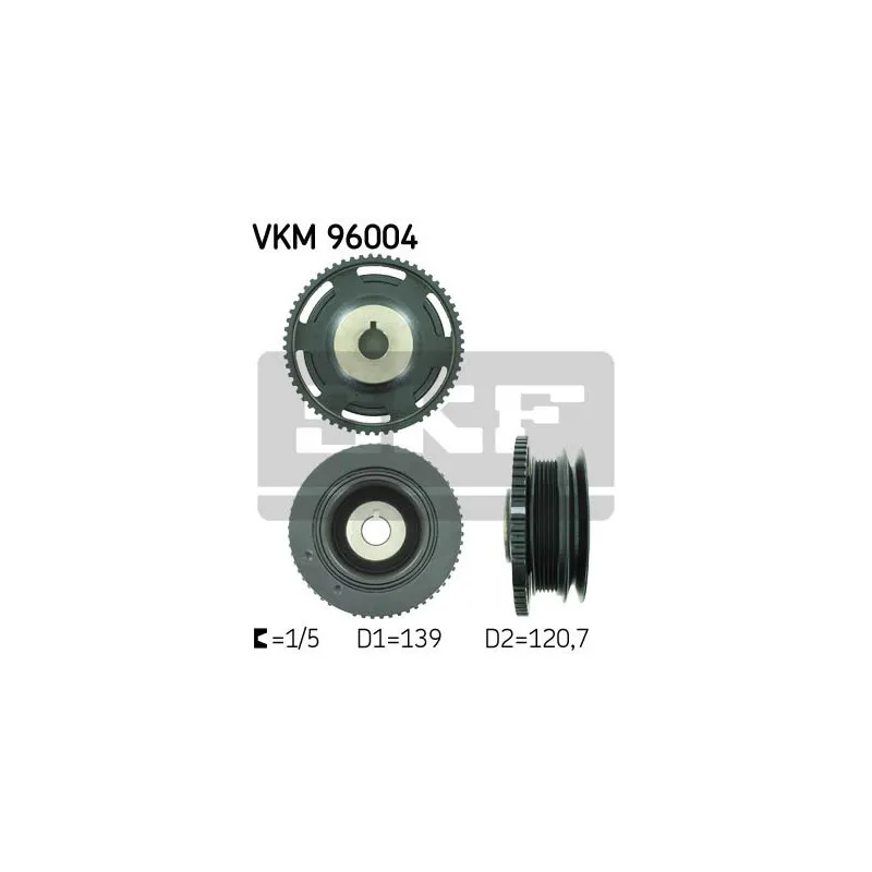 Poulie, vilebrequin SKF VKM 96004