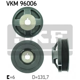 Poulie, vilebrequin SKF VKM 96006