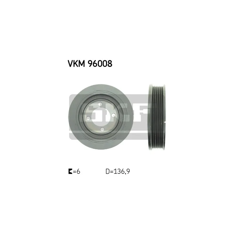 Poulie, vilebrequin SKF VKM 96008
