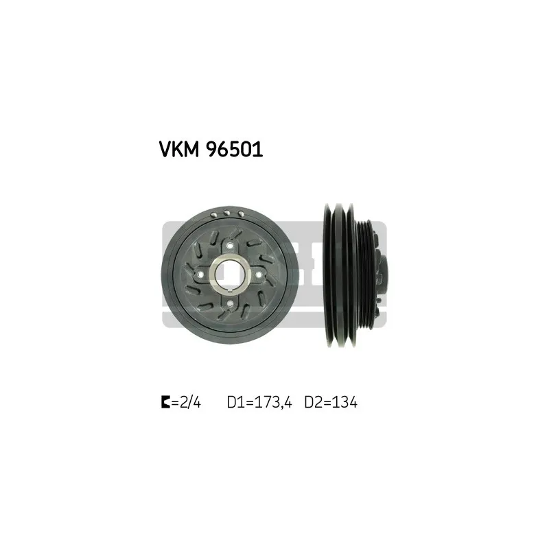 Poulie, vilebrequin SKF VKM 96501