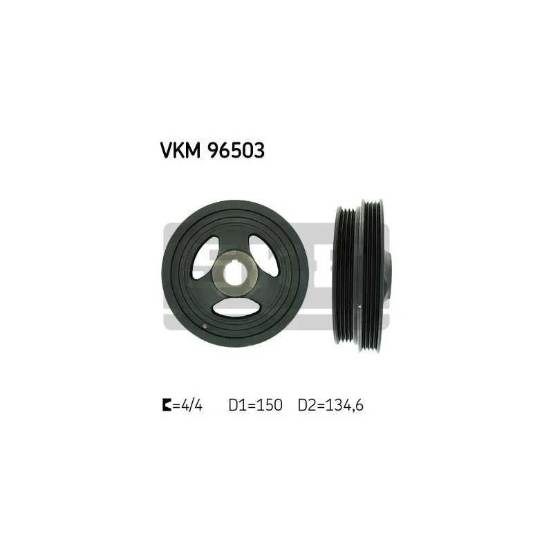Poulie, vilebrequin SKF VKM 96503