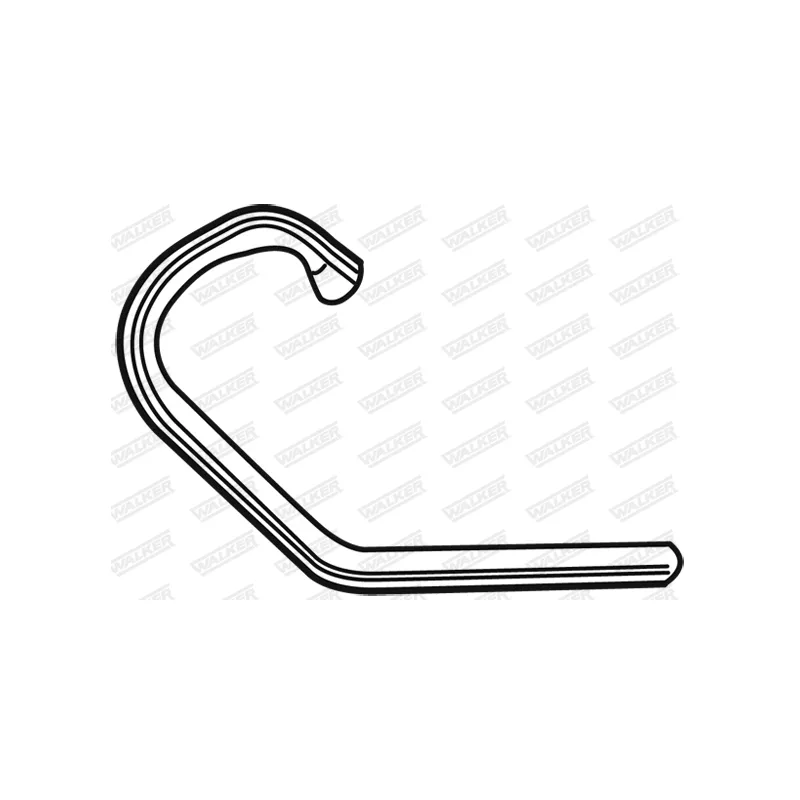 Tuyau d'échappement WALKER 01032
