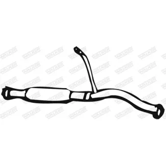 Tuyau d'échappement WALKER 01065