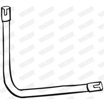 Tuyau d'échappement WALKER 01539