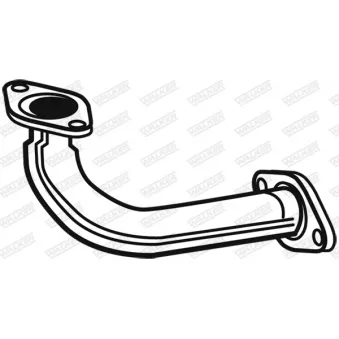 Tuyau d'échappement WALKER 02154