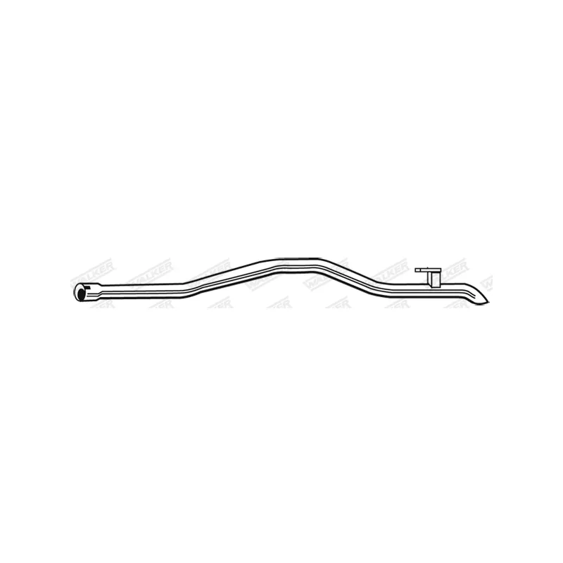 Tuyau d'échappement WALKER 02769