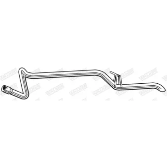 Tuyau d'échappement WALKER 03148