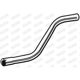 Tuyau d'échappement WALKER 04070