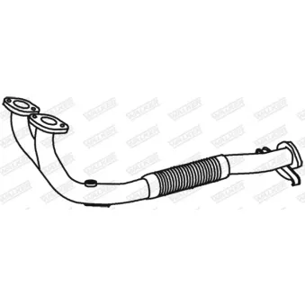 Tuyau d'échappement WALKER 04099