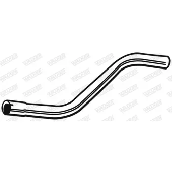 Tuyau d'échappement WALKER 06560