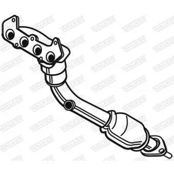 Tuyau d'échappement WALKER 06836