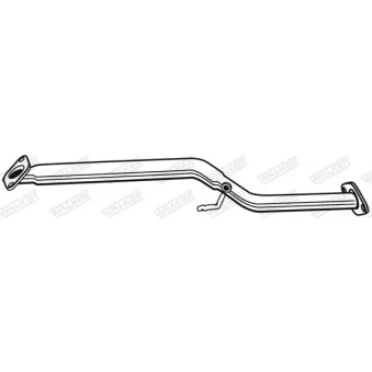 Tuyau d'échappement WALKER 07292