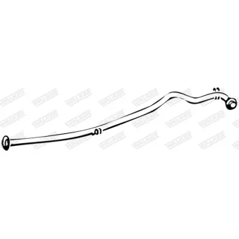 Tuyau d'échappement WALKER 07556