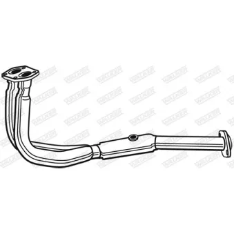 Tuyau d'échappement WALKER 07561