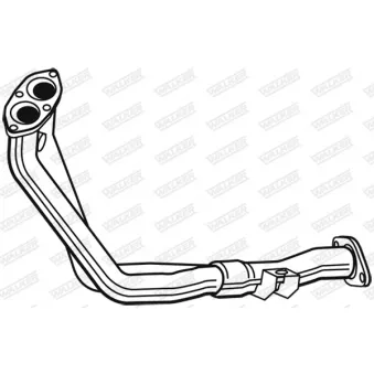 Tuyau d'échappement WALKER 07588