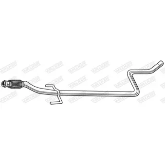 Tuyau d'échappement WALKER 07642