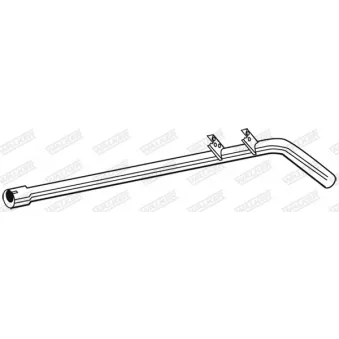 Tuyau d'échappement WALKER 07649