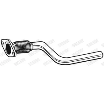 Tuyau d'échappement WALKER 07706