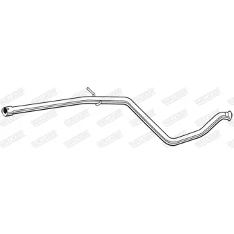Tuyau d'échappement WALKER 07767