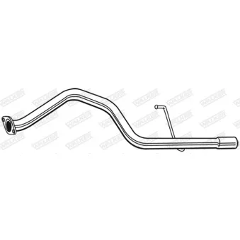 Tuyau d'échappement WALKER 07771