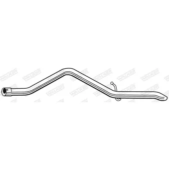 Tuyau d'échappement WALKER 07793