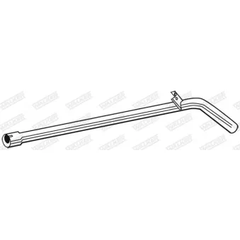 Tuyau d'échappement WALKER 08231