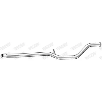 Tuyau d'échappement WALKER 08235