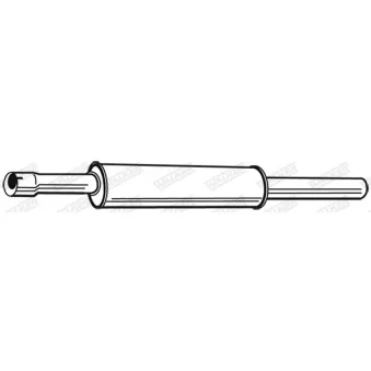 Silencieux avant WALKER 08310