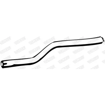 Tuyau d'échappement WALKER 08579