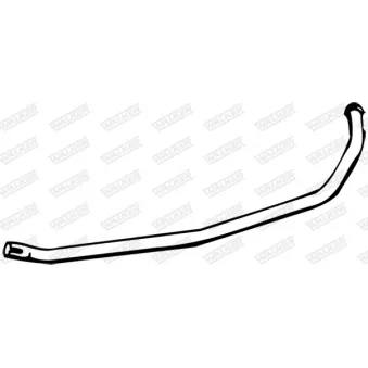 Tuyau d'échappement WALKER 08667