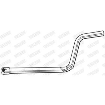 Tuyau d'échappement WALKER 08951