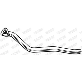 Tuyau d'échappement WALKER 08974