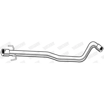 Tuyau d'échappement WALKER 09235