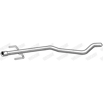 Tuyau d'échappement WALKER 10473