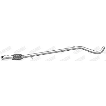 Tuyau d'échappement WALKER 10480