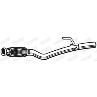Tuyau d'échappement WALKER 10488