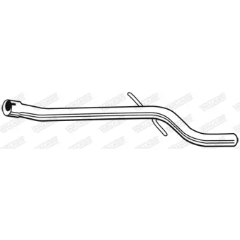 Tuyau d'échappement WALKER 10515