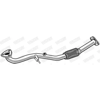 Tuyau d'échappement WALKER 10535