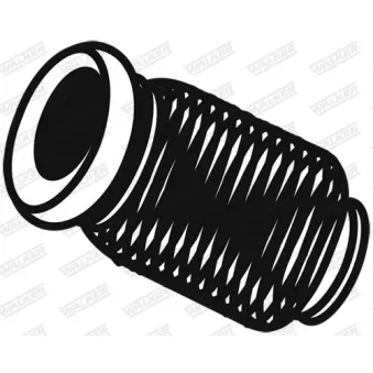 Tube ondulé, système d'échappement WALKER 10545