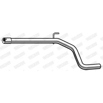 Tuyau d'échappement WALKER 10555