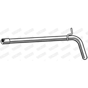 Tuyau d'échappement WALKER 10558