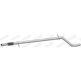 Tuyau d'échappement WALKER 10598