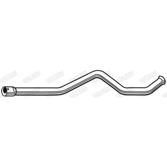 Tuyau d'échappement WALKER 10599