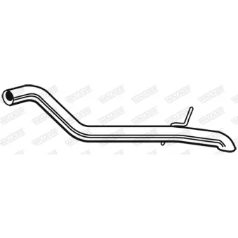 Tuyau d'échappement WALKER 10630