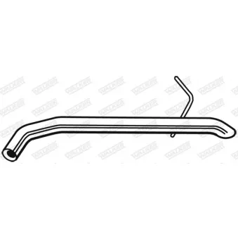 Tuyau d'échappement WALKER 10631