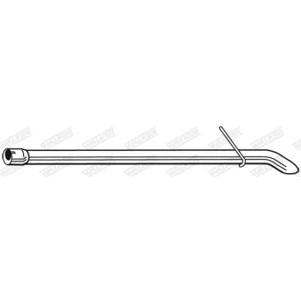 Tuyau d'échappement WALKER 10670