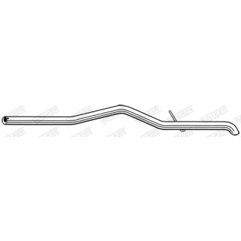 Tuyau d'échappement WALKER 10674